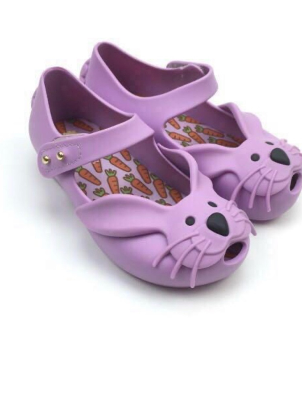 Mini Melissa Kids Bunny Mary Jane Shoes - Lavender